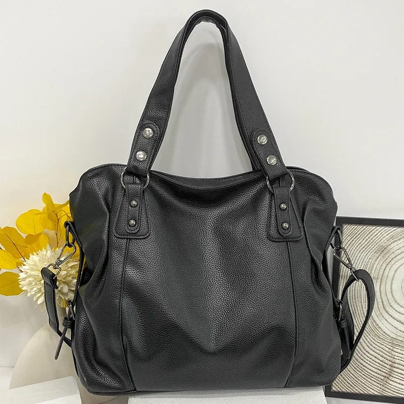 Sac cabas femme en similicuir souple, ordinateur 15,6 pouces