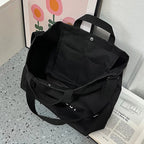 Sac cabas en toile de coton, bandoulière réglable, 41 x 32 cm