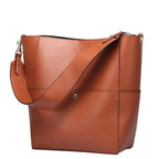 Sac cabas femme en cuir, grand format 37 x 31 cm, quatre coloris