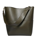 Sac cabas femme en cuir, grand format 37 x 31 cm, quatre coloris, vert