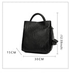 Sac cabas femme en cuir, noir, violet ou rouge