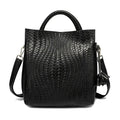 Sac cabas femme en cuir, noir, violet ou rouge, noir