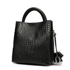 Sac cabas femme en cuir, noir, violet ou rouge