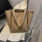 Sac cabas femme format carré 31 x 31 cm, trois coloris, kaki