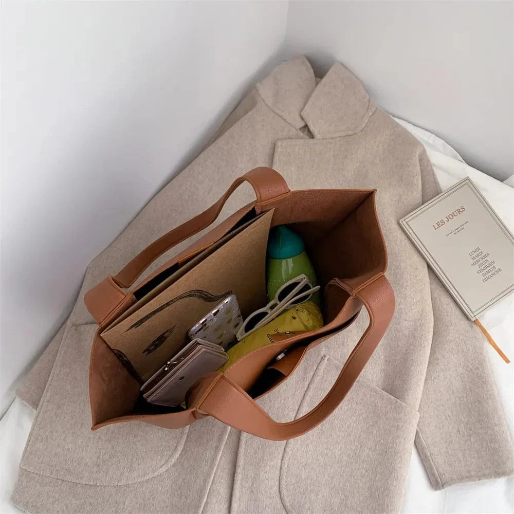 Sac cabas femme format carré 31 x 31 cm, trois coloris