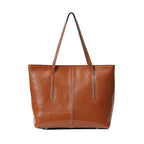 Sac cabas femme en cuir pour ordinateur, 36 x 30 cm, trois coloris, marron