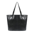 Sac cabas femme en cuir pour ordinateur, 36 x 30 cm, trois coloris, noir