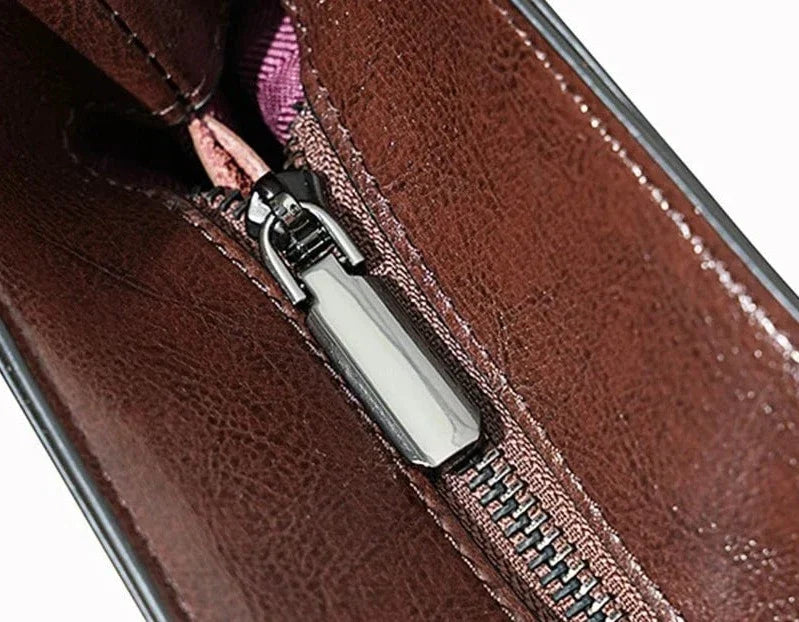 Sac cabas femme en cuir pour ordinateur, 36 x 30 cm, trois coloris