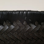 Sac cabas tressé femme porté épaule, pochon intérieur amovible