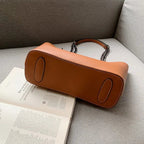 Sac cabas femme en similicuir, bandoulière à chaîne, zippé