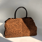 Sac cabas femme en daim à deux compartiments, trois coloris