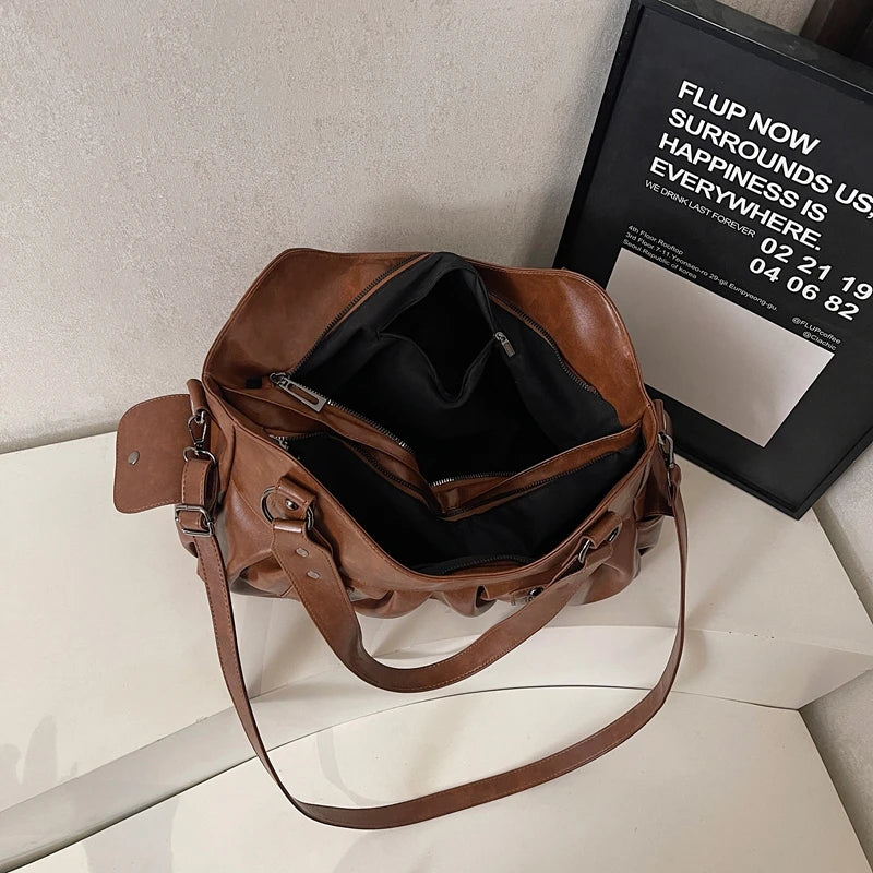 Sac cabas femme pour les cours et le travail, en similicuir