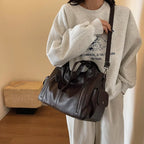 Sac cabas femme en similicuir, cinq poches extérieures