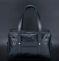 Sac cabas femme pour les cours, ordinateur jusqu'à 16 pouces, noir