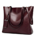 Sac cabas femme en similicuir, cinq coloris, 34 cm