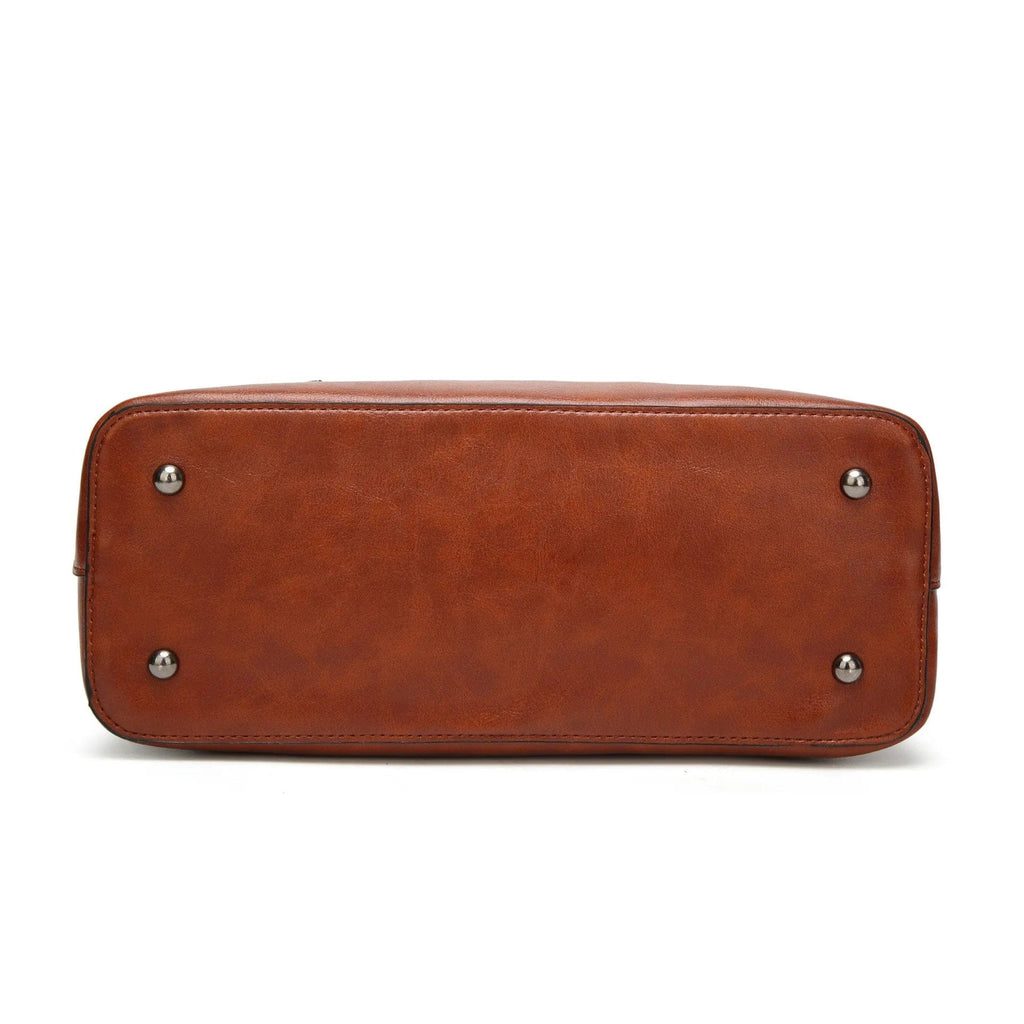 Sac cabas femme en similicuir, cinq coloris, 34 cm
