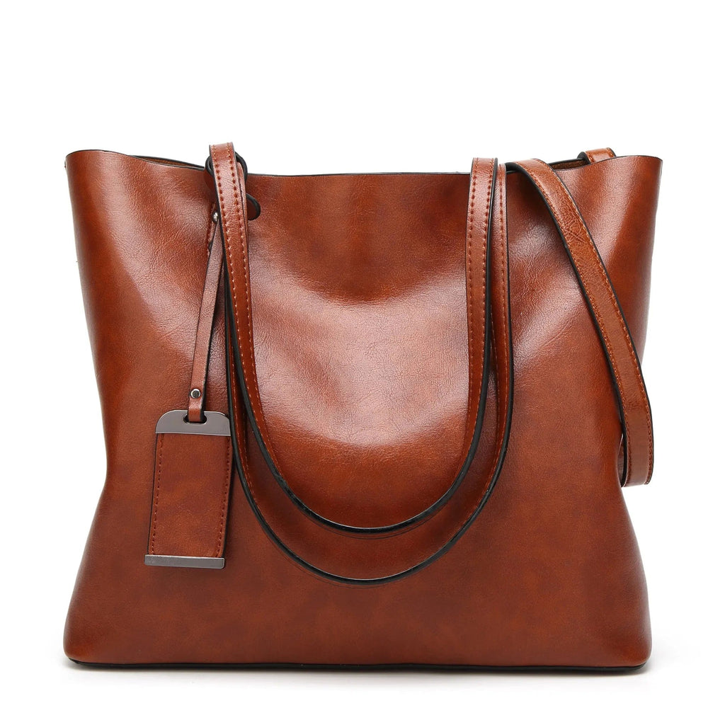 Sac cabas femme en similicuir, cinq coloris, 34 cm