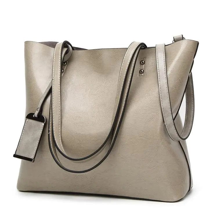 Sac cabas femme en similicuir, cinq coloris, 34 cm