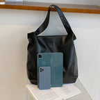 Sac cabas femme en similicuir à porter main ou en bandoulière