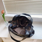 Sac cabas femme en similicuir à porter main ou en bandoulière