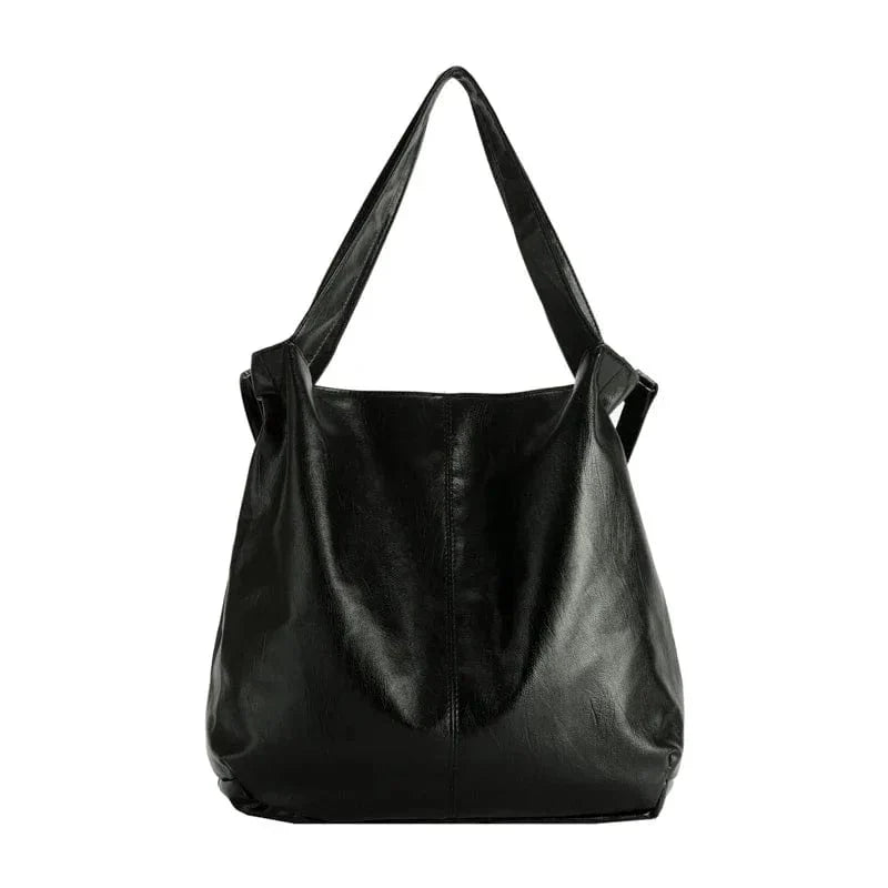 Sac cabas femme en similicuir à porter main ou en bandoulière