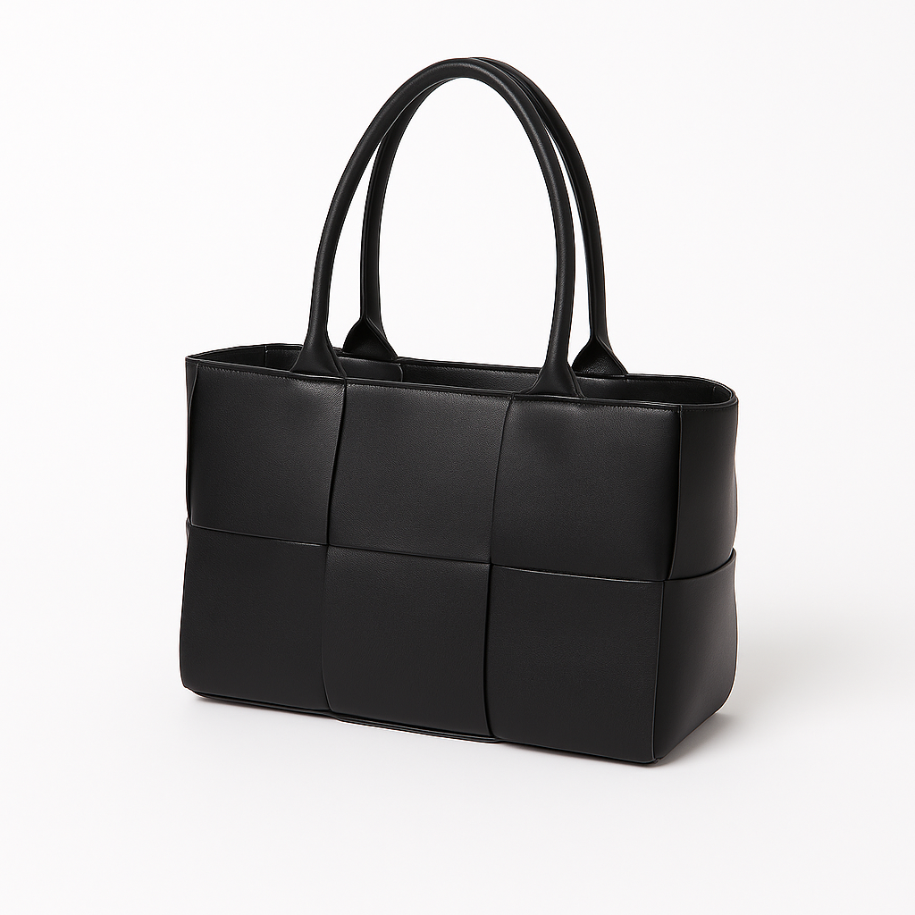 Sac cabas tressé femme 35 x 23 cm, quatre coloris