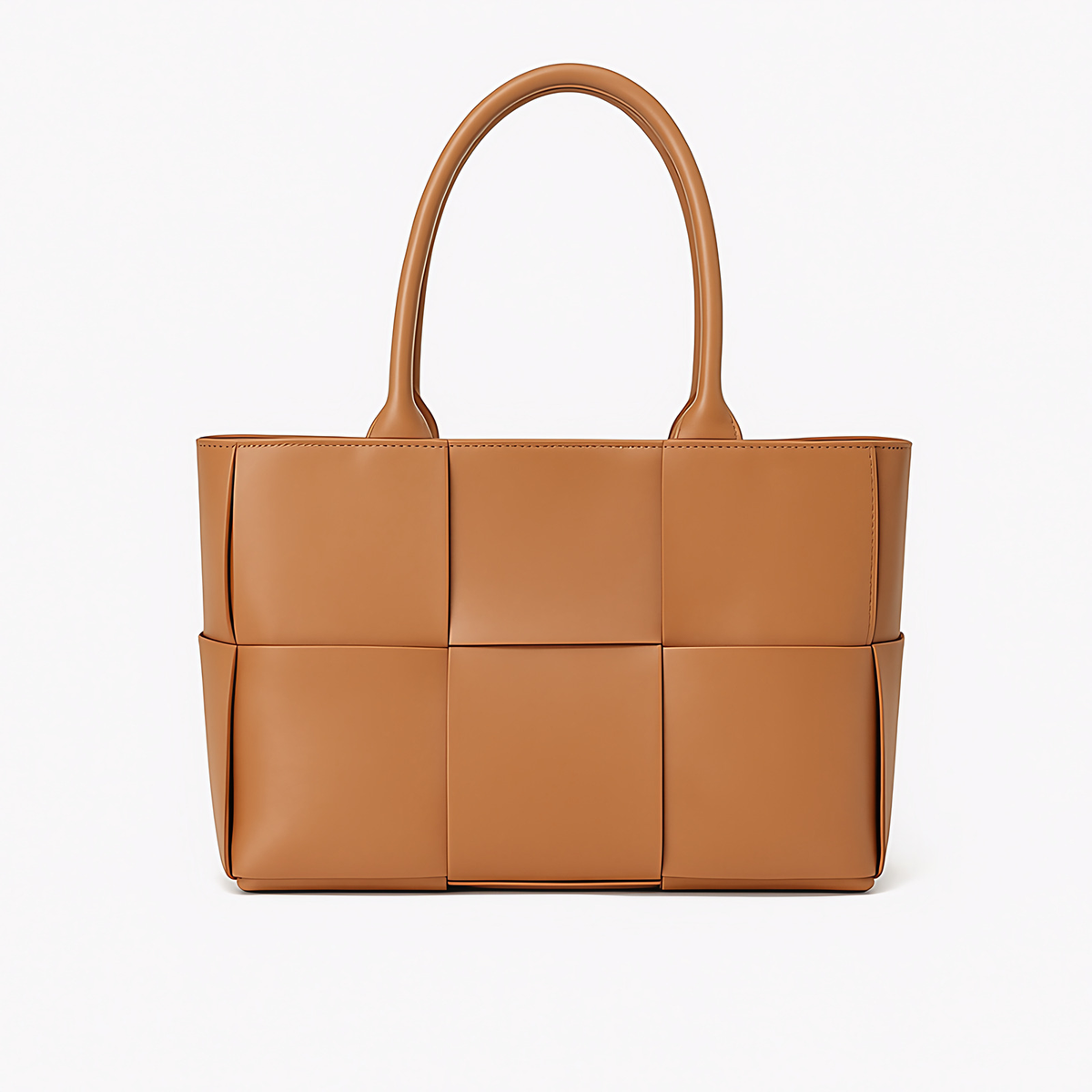 Sac cabas tressé femme 35 x 23 cm, quatre coloris, bronze