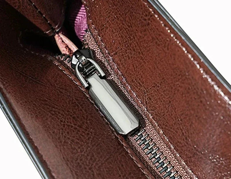 Sac cabas femme pour ordinateur portable, en cuir