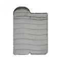Sac de couchage isolé et compact pour le plein air, gris ou vert, gris