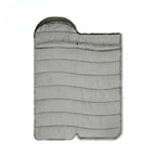 Sac de couchage isolé et compact pour le plein air, gris ou vert, gris
