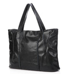 Grand sac cabas en cuir femme pour les cours, 42 x 31 cm