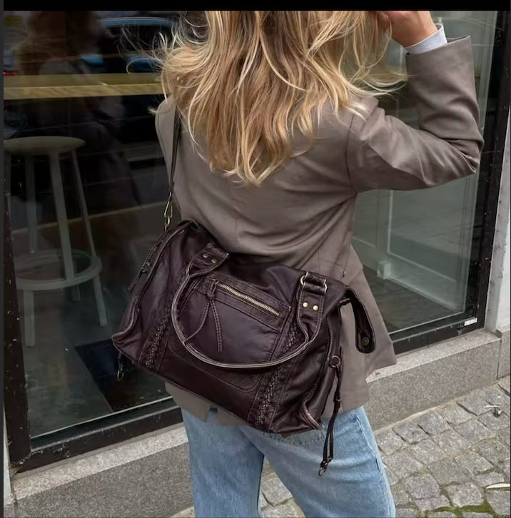 Grand sac de cours femme format A4, bandoulière amovible, 15 coloris