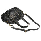 Sac de cours femme en similicuir, style vintage, 40 x 29 cm