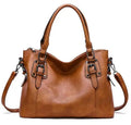 Sac de cours femme en similicuir, style rétro, deux coloris, marron