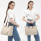 Sac de cours en nylon Oxford, bandoulière réglable, deux formats
