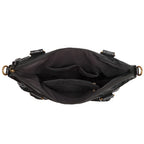 Sac de cours femme vintage en similicuir à détails tressés