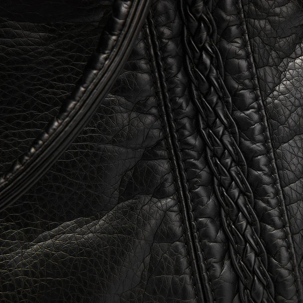 Sac hobo femme vintage en similicuir vieilli, bandoulière amovible