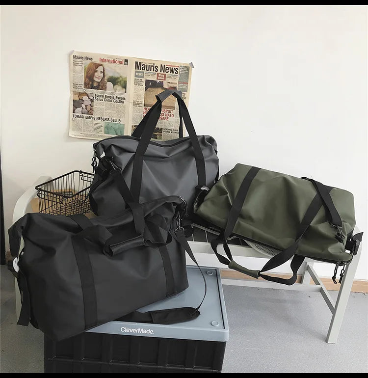 Sac de plage imperméable femme, 50 x 42 cm, bandoulière amovible