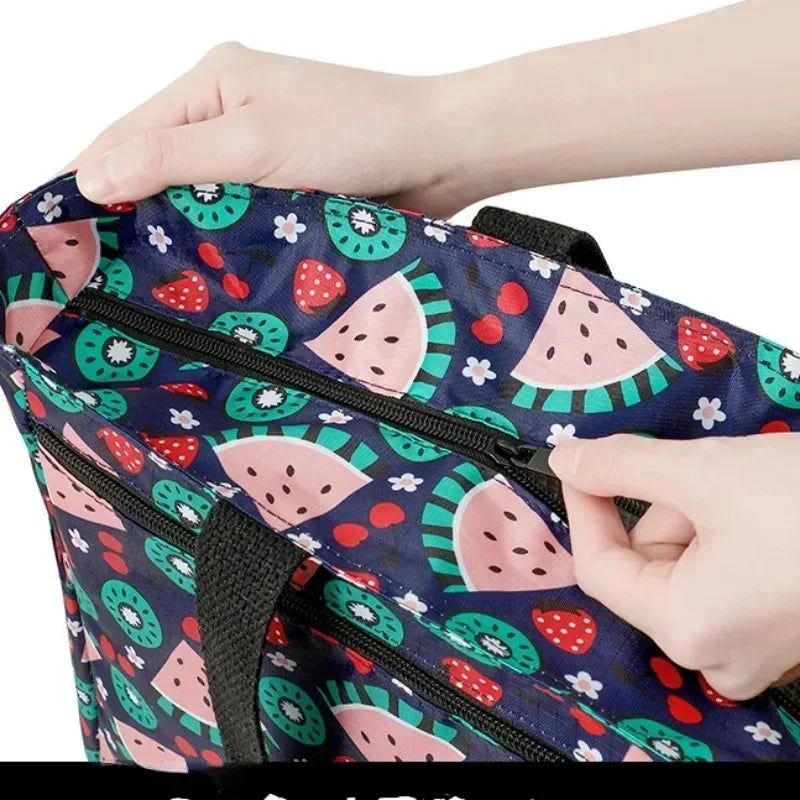 Sac de plage isotherme imprimé en tissu Oxford déperlant