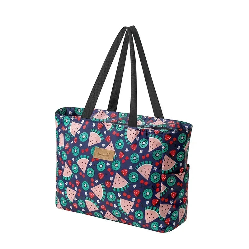 Sac de plage isotherme imprimé en tissu Oxford déperlant