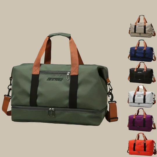 Sac de sport homme 35 à 45 L, compartiment à chaussures