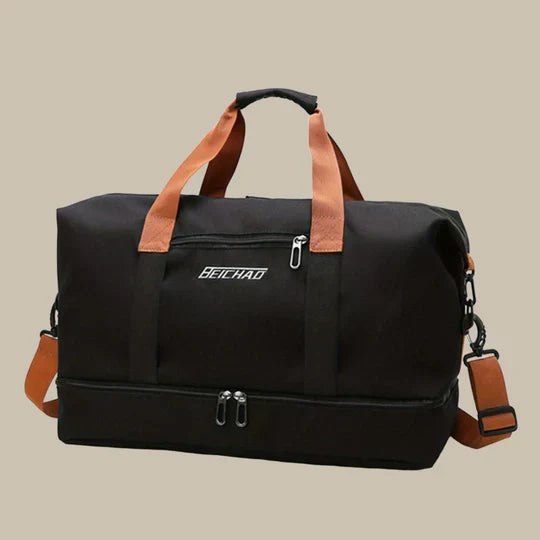 Sac de sport homme 35 à 45 L, compartiment à chaussures