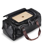 Sac de sport homme en similicuir végan, 55 cm