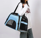 Sac de transport chien et chat pliable et aéré, trois tailles