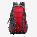 Sac à dos de randonnée 40 L à dos ventilé, 50 x 32 x 15 cm, rouge