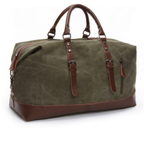 Sac de voyage femme à bandoulière réglable, poches de rangement, vert