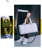 Sac de voyage femme en similicuir, 20 ou 30 litres, noir ou café