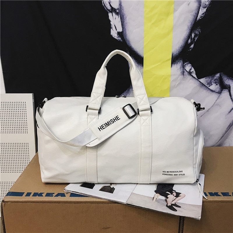 Sac de voyage femme en similicuir, petit ou grand, trois coloris