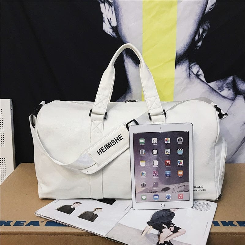 Sac de voyage femme en similicuir, petit ou grand, trois coloris