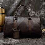Sac de voyage homme en cuir, format cabine 45 cm